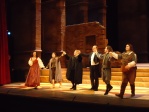 Rigoletto, Catania: Roberto Paternostro with Leo An (Rigoletto), Paolo Fanale (Duca) and Ekaterina Bakanova (Gilda)